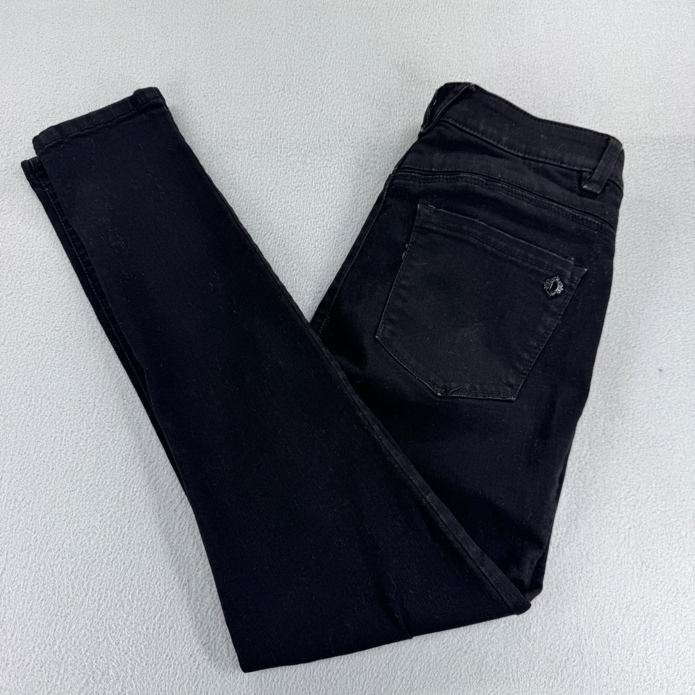 Democracy Absolution Skinny Jeans Black Stretch Denim Size 2 B17214VSL